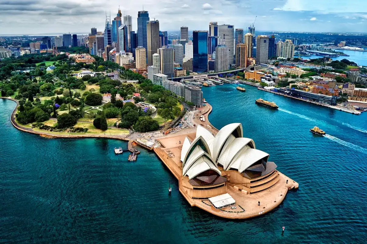 Sidney opera teatri yuqoridan